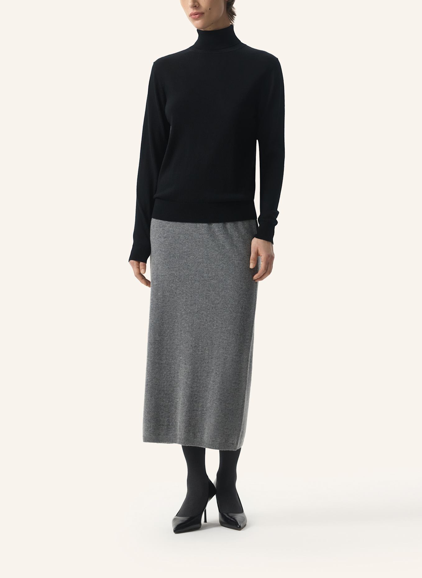 PINXIT Pullover Strickpullover: SCHWARZ