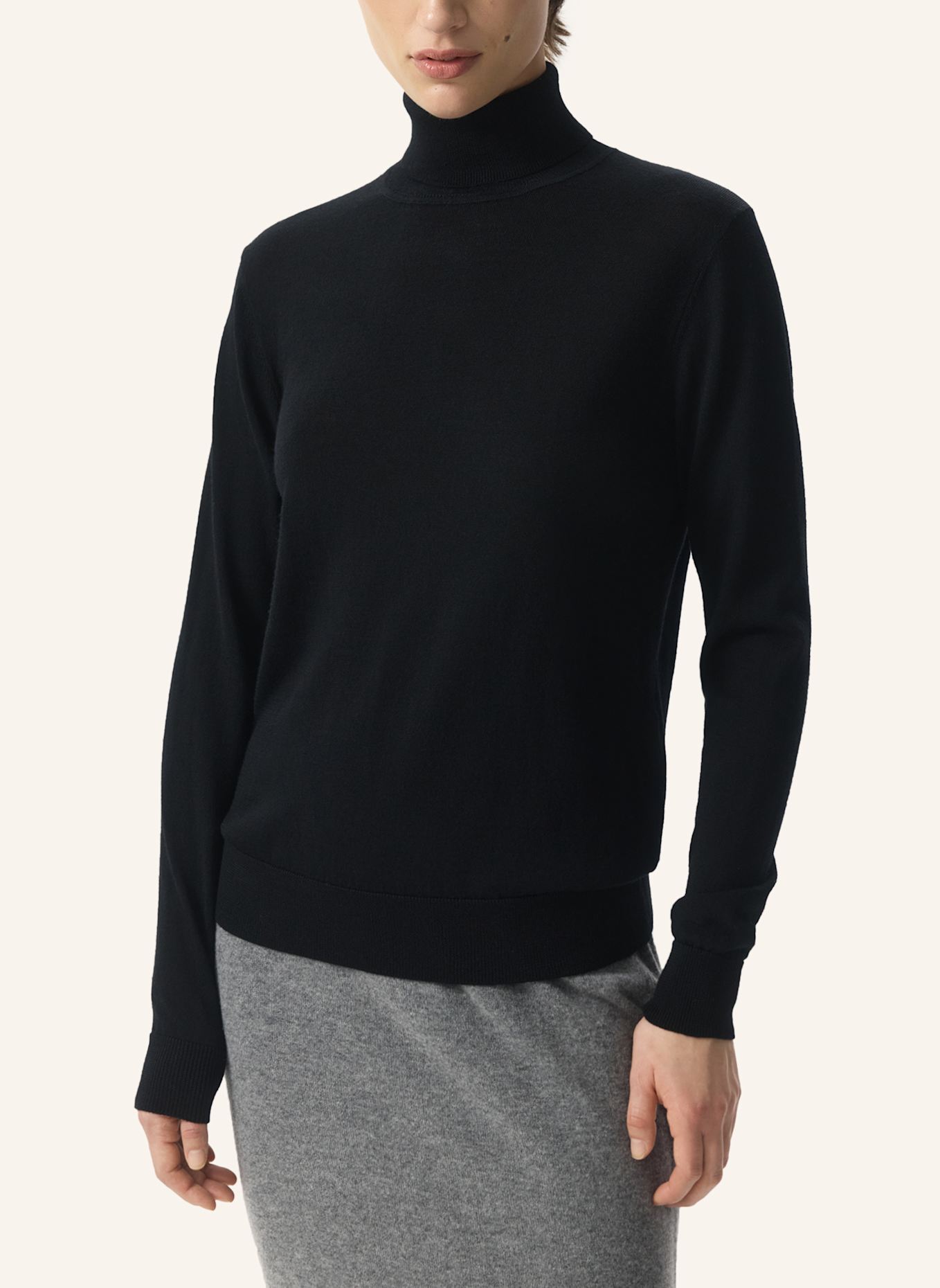 PINXIT Pullover Strickpullover: SCHWARZ