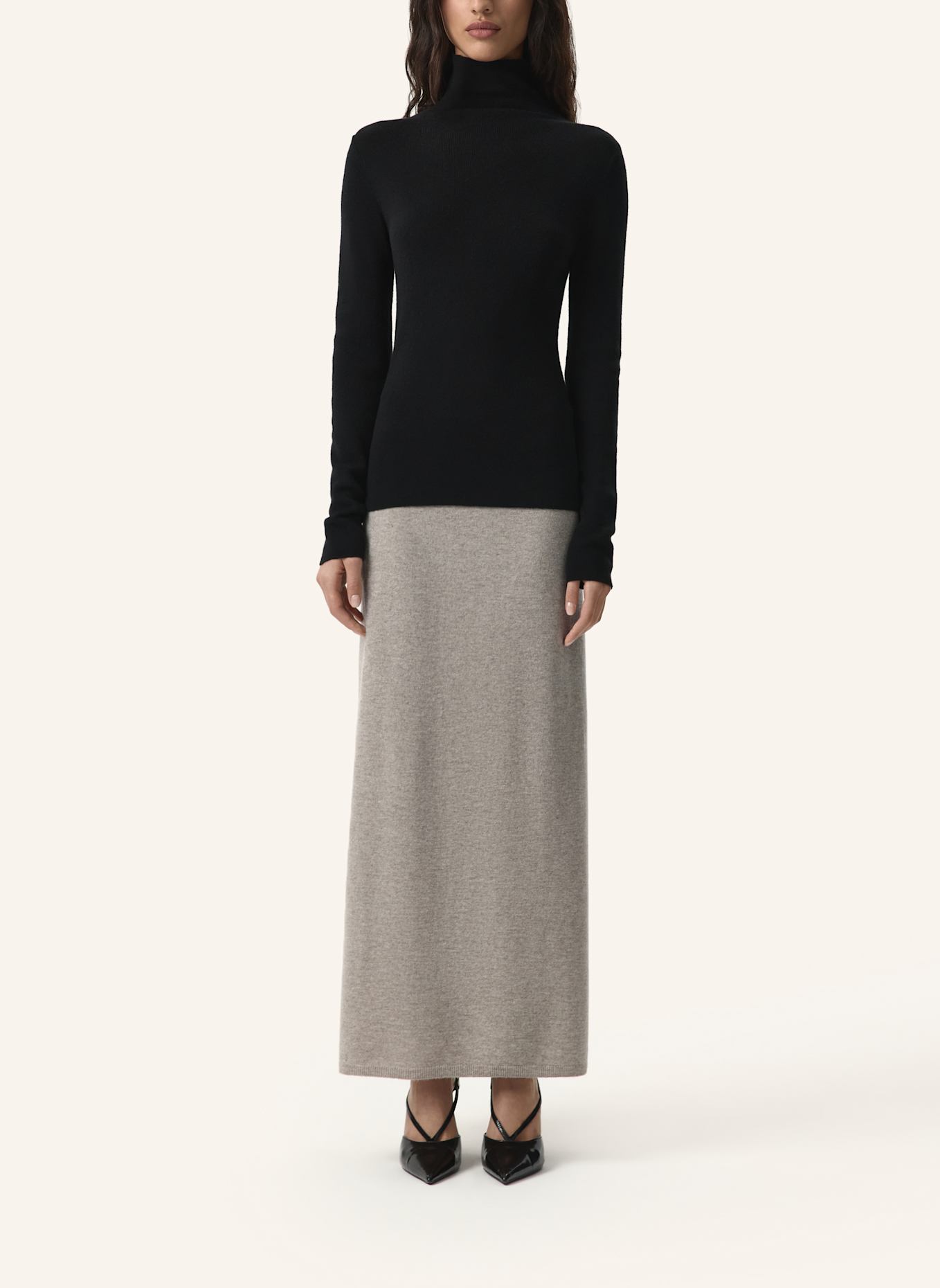 PINXIT Rollkragenpullover: SCHWARZ