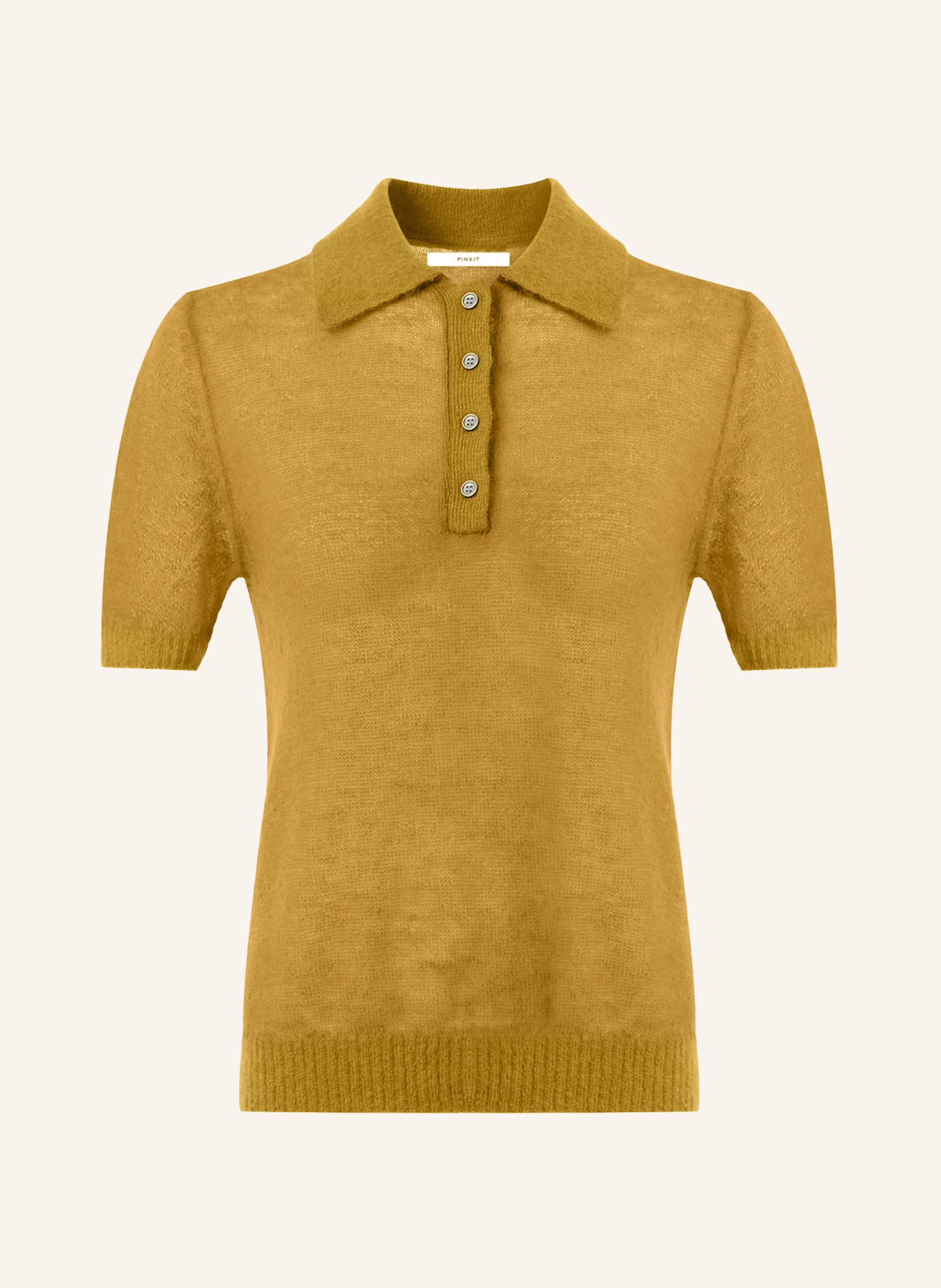 PINXIT Poloshirt Strick-Poloshirt: OLIV