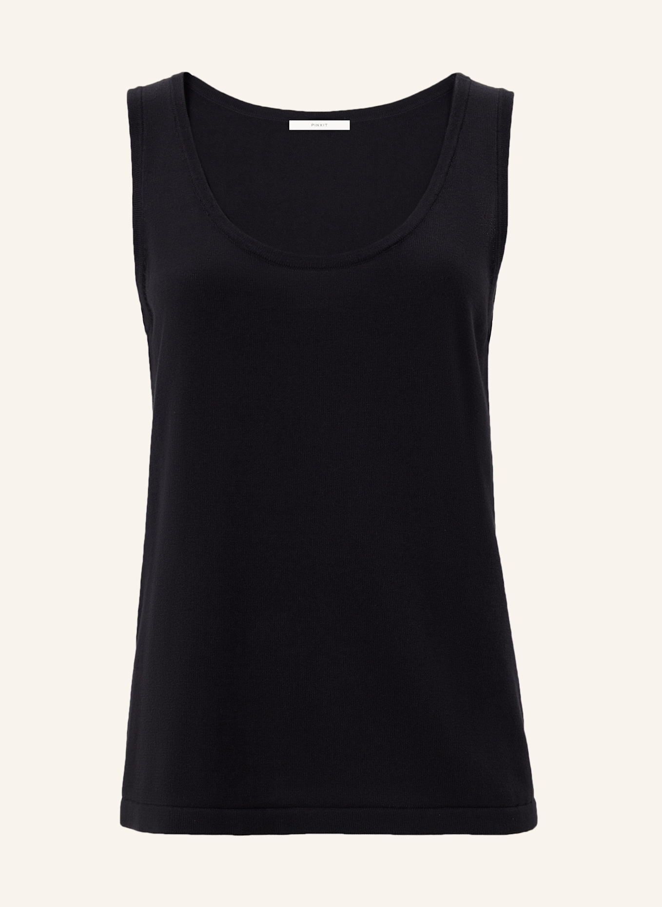 PINXIT Top Stricktop: SCHWARZ
