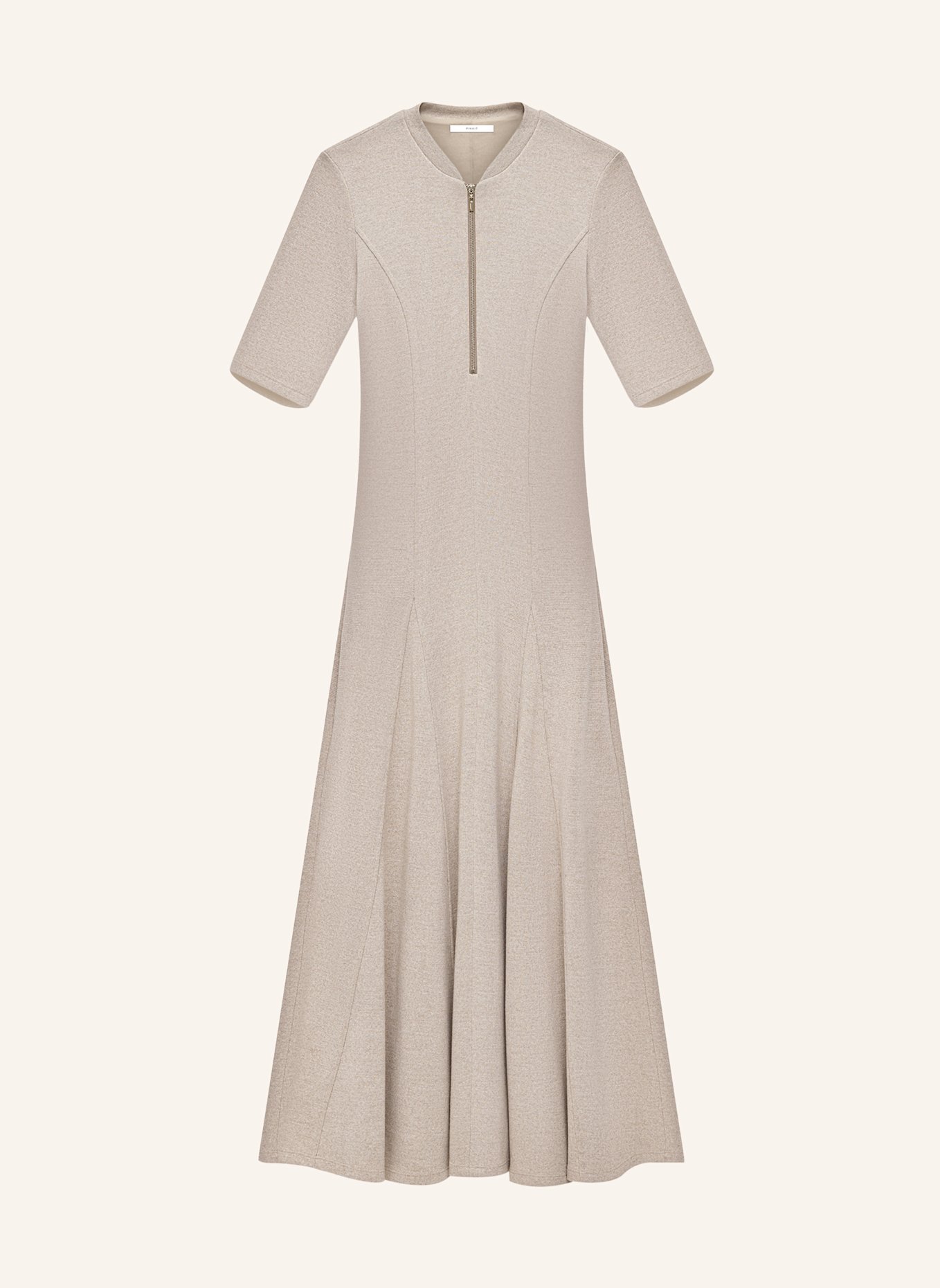 PINXIT Strickkleid: BEIGE