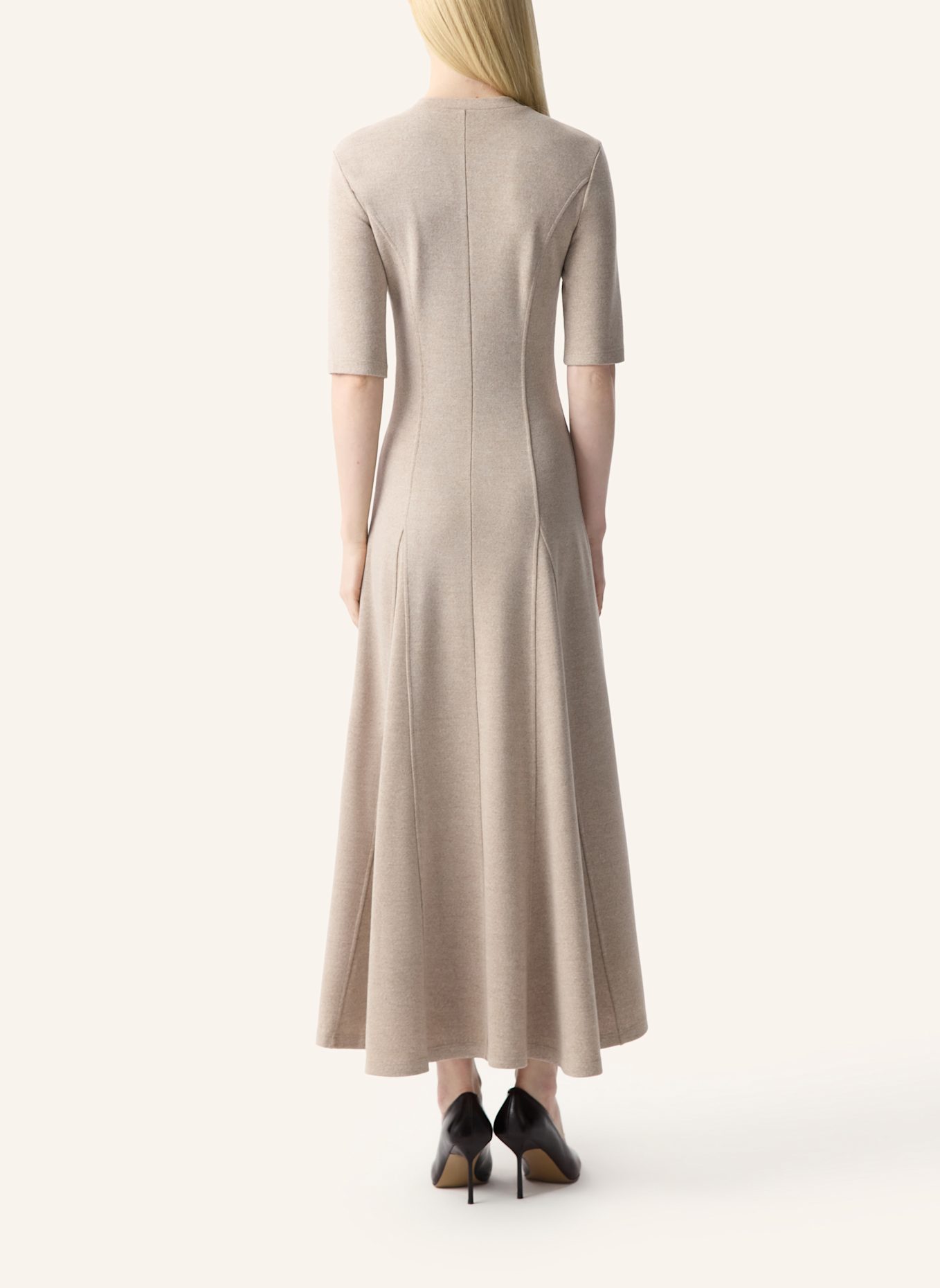 PINXIT Strickkleid: BEIGE