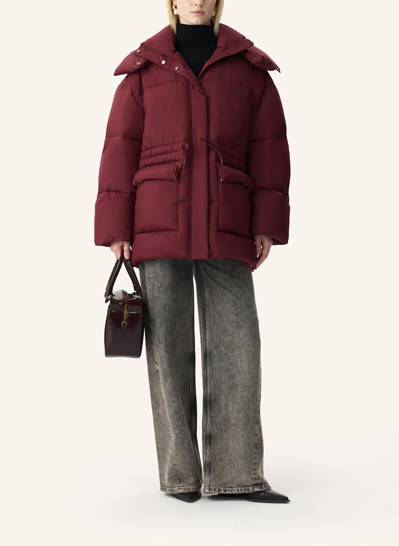 PINXIT jacke Steppjacke: DUNKELROT