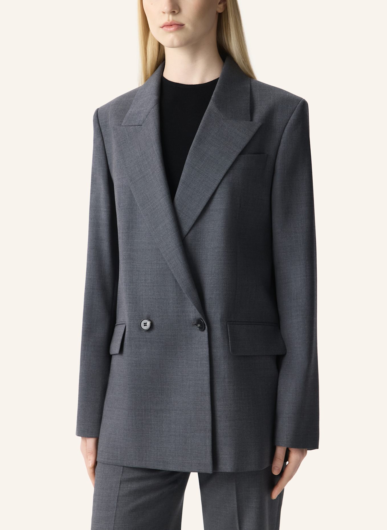 PINXIT Blazer: DUNKELGRAU