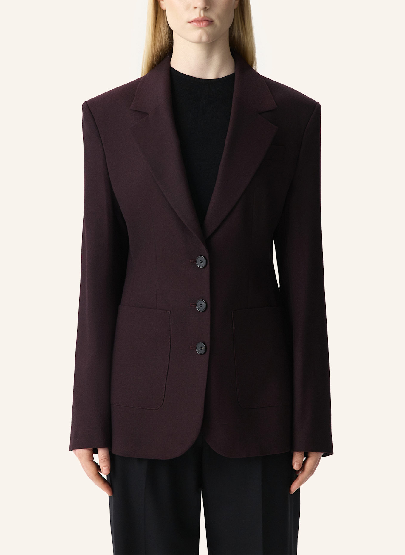 PINXIT Blazer: DUNKELROT