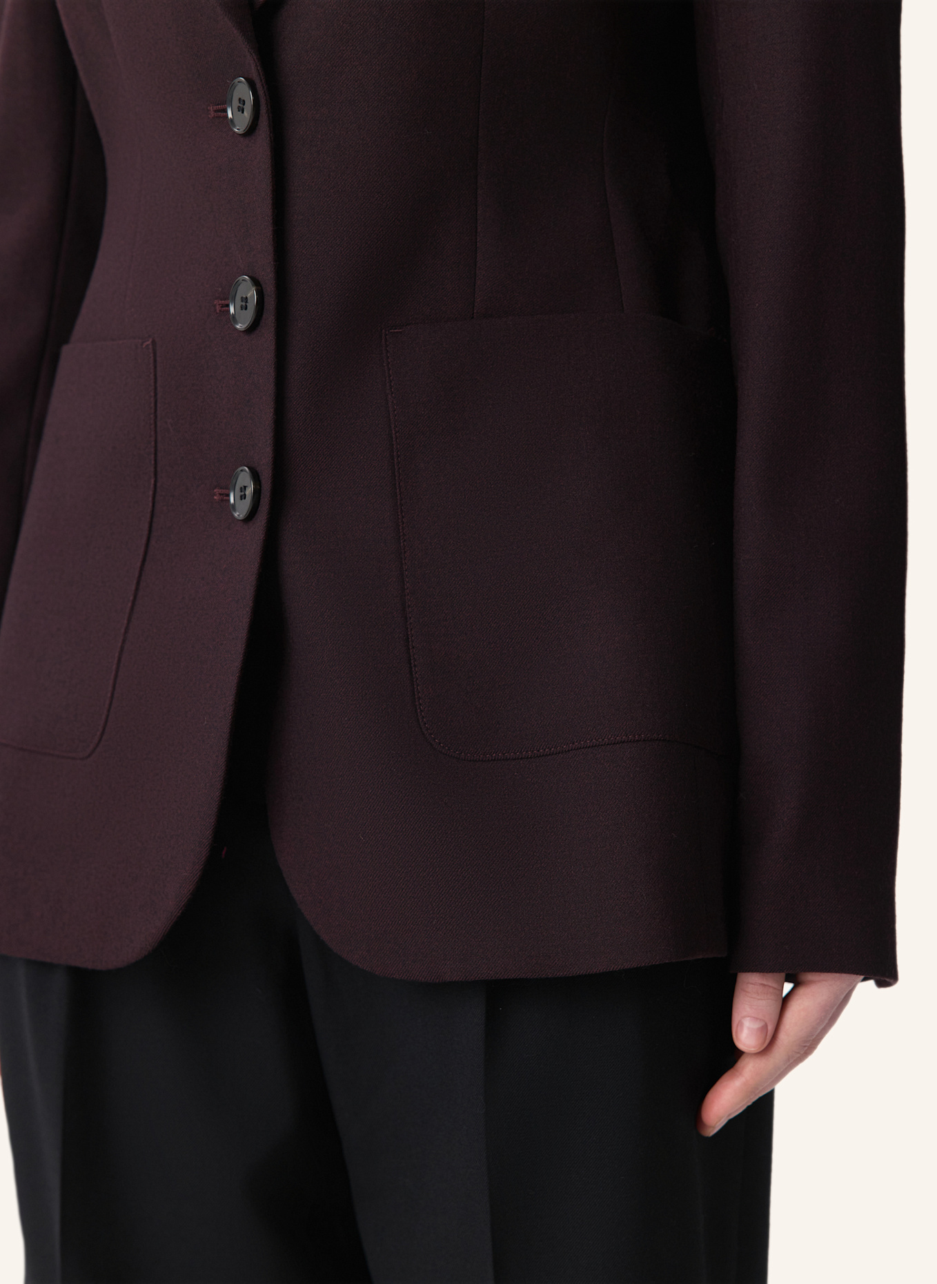 PINXIT Blazer: DUNKELROT