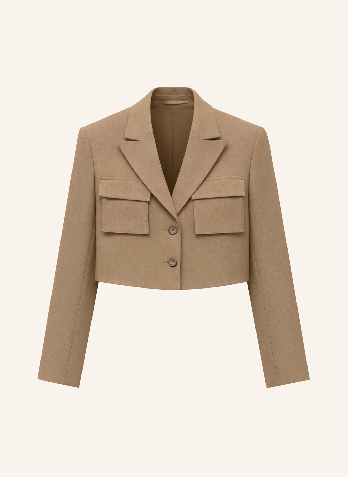 PINXIT Cropped-Blazer: BEIGE