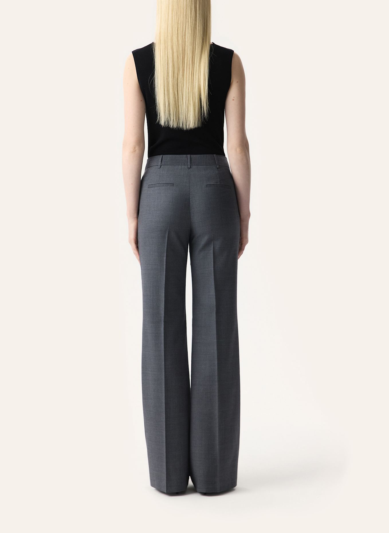 PINXIT Stoffhose: DUNKELGRAU