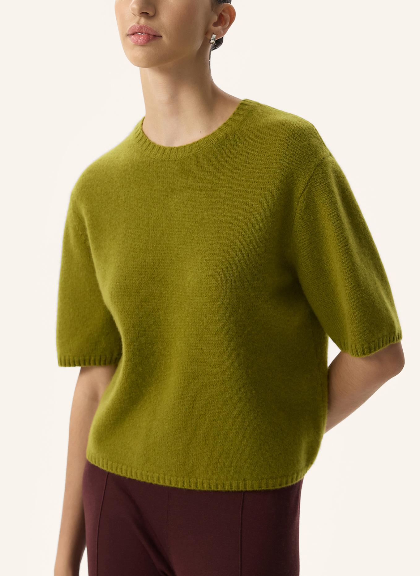 PINXIT Pullover AUS CASHMERE: OLIV