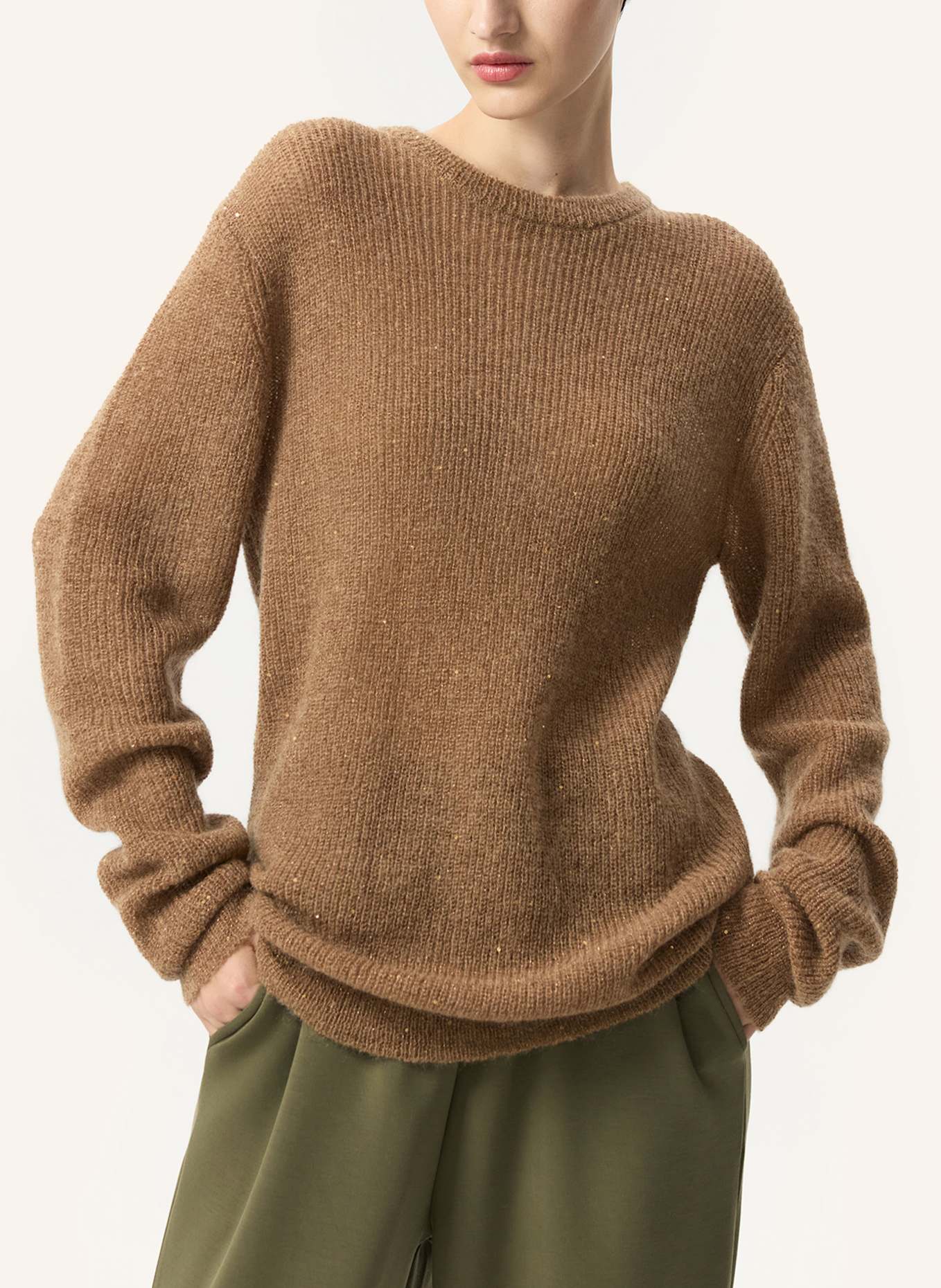 PINXIT Pullover: COGNAC