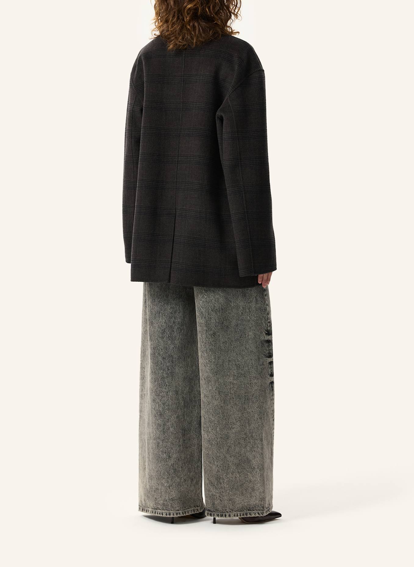 PINXIT Blazer Oversized-Blazer: DUNKELBRAUN