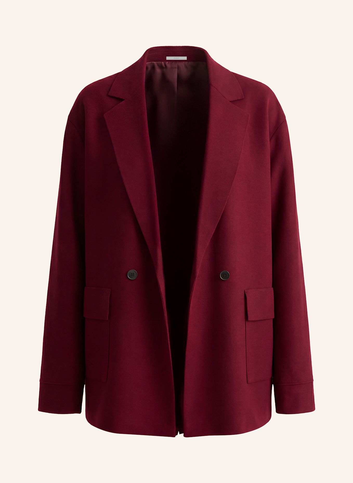 PINXIT Strickjacke: DUNKELROT