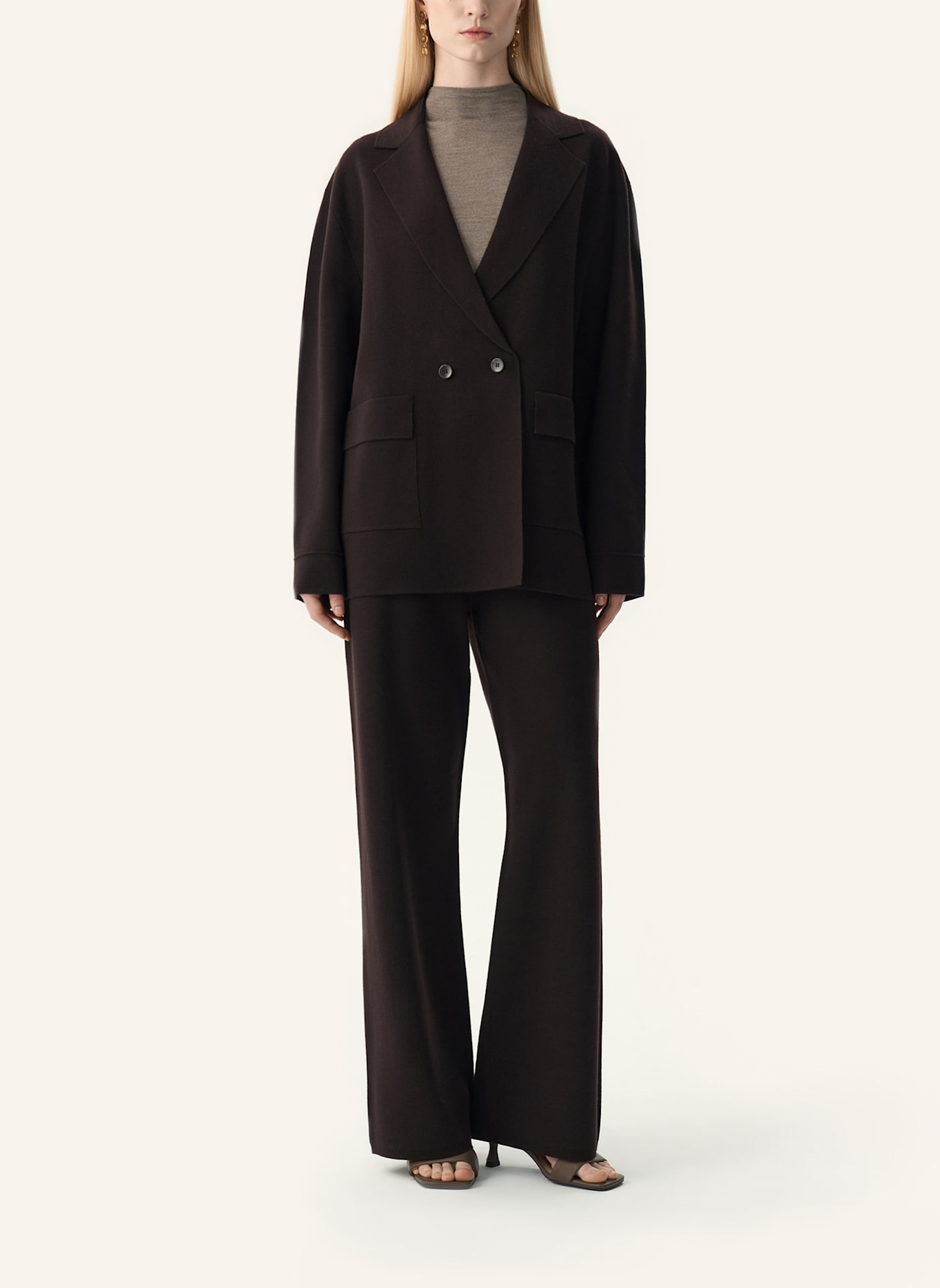 PINXIT Strickjacke: DUNKELBRAUN