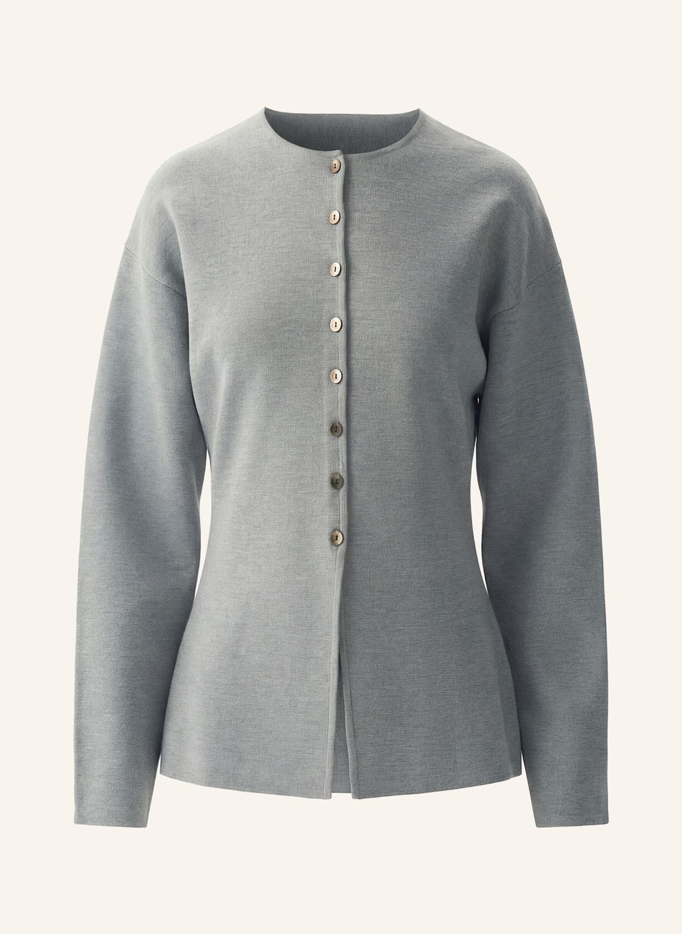 PINXIT Strickjacke: HELLGRAU