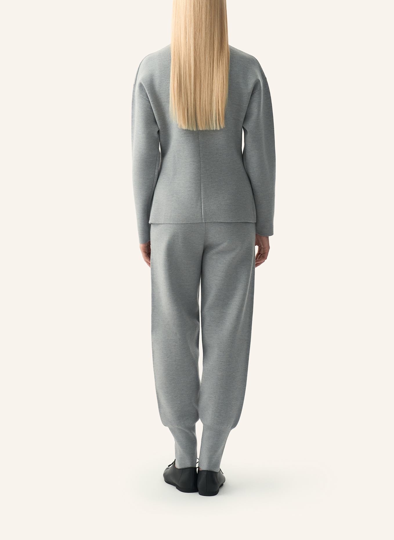 PINXIT Strickjacke: HELLGRAU