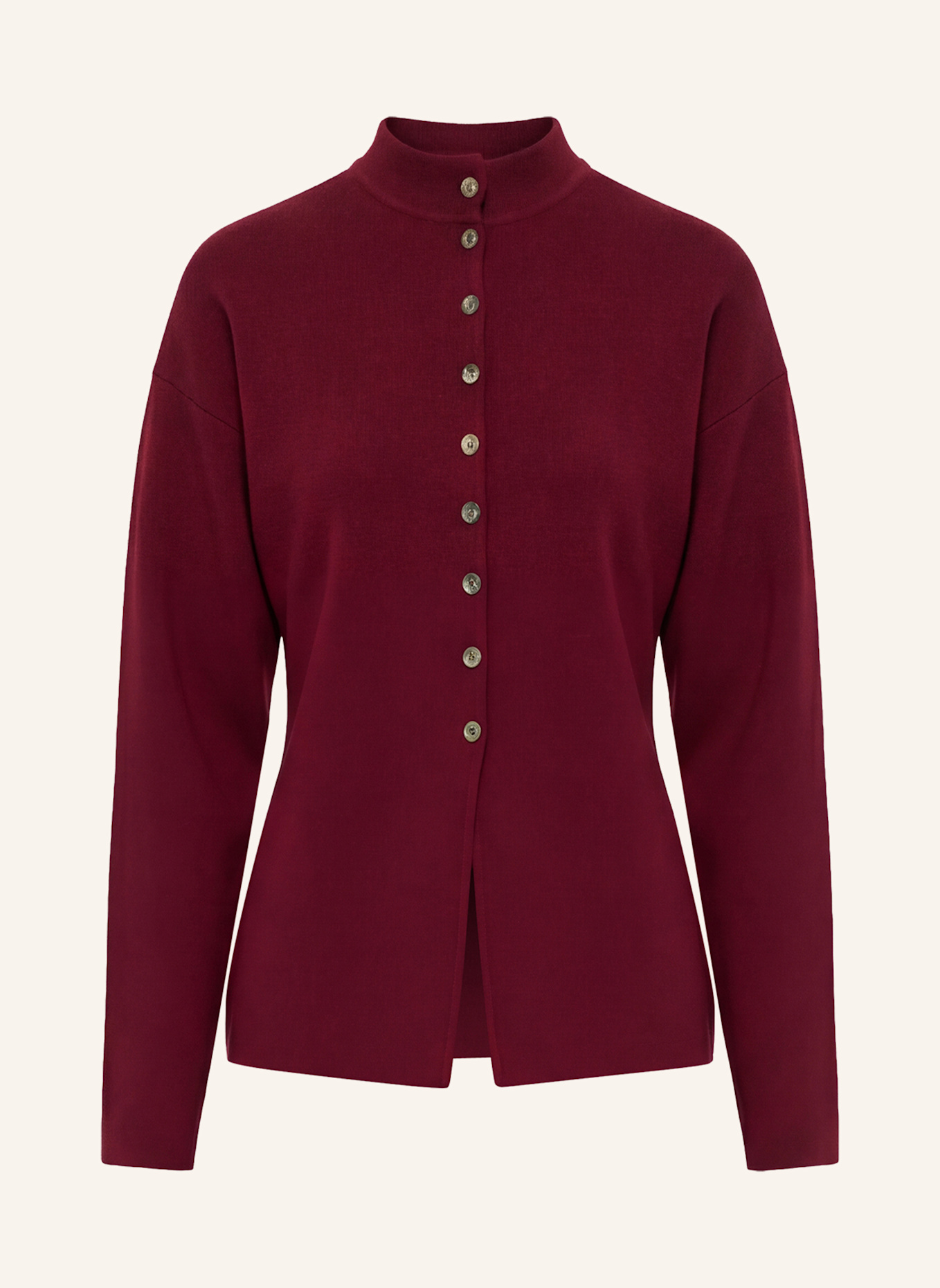 PINXIT Strickjacke: DUNKELROT