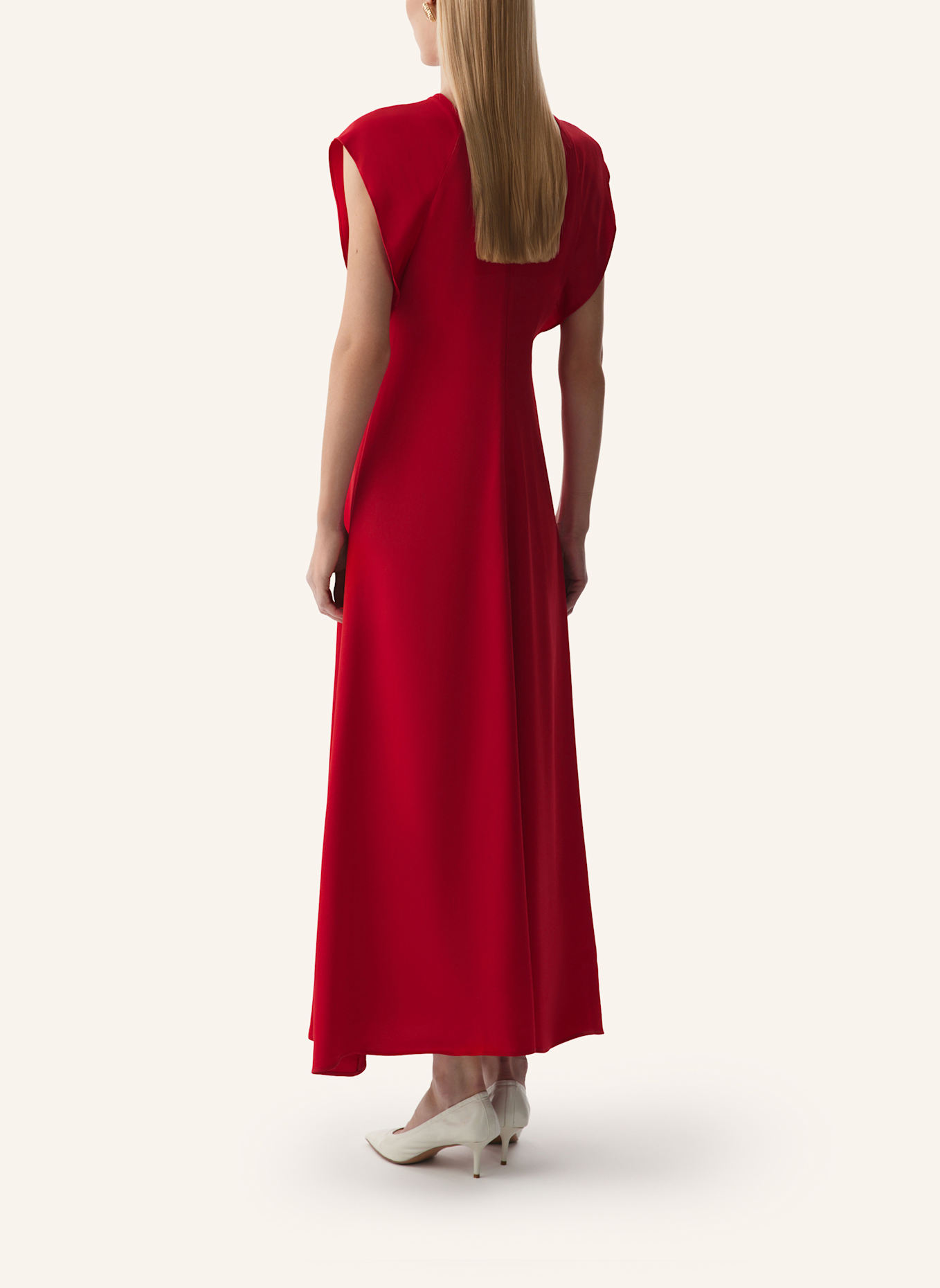 PINXIT Satinkleid: ROT