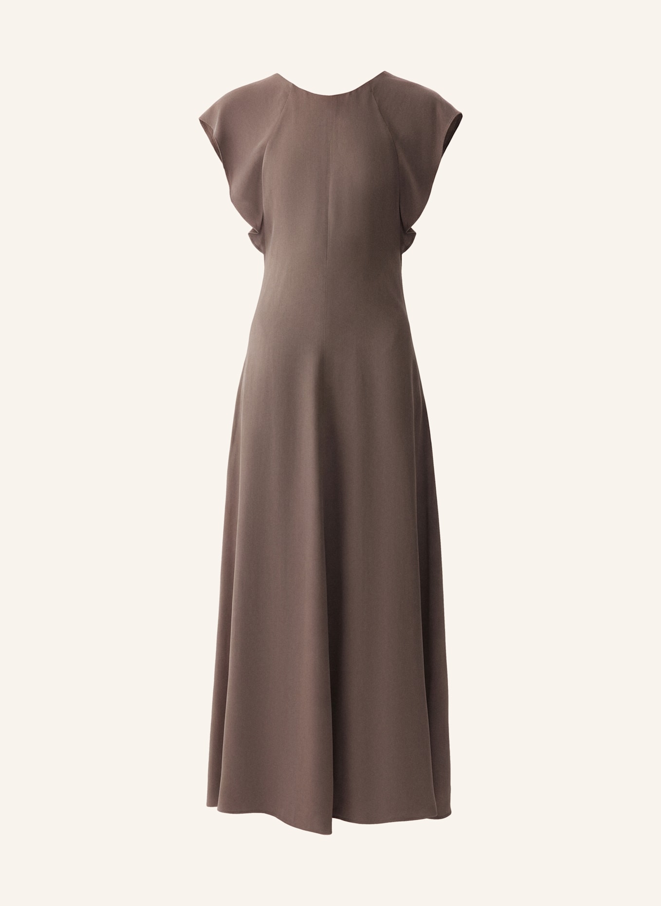 PINXIT Satinkleid: TAUPE