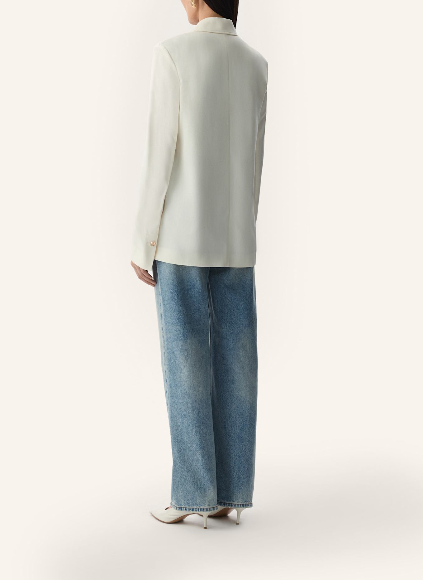 PINXIT Tencelblazer: ECRU