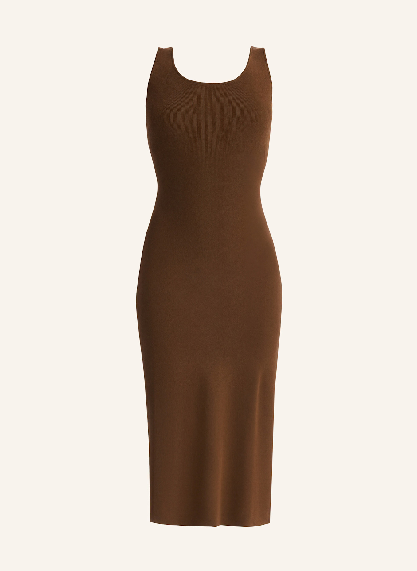 PINXIT Strick Maxikleid: BRAUN