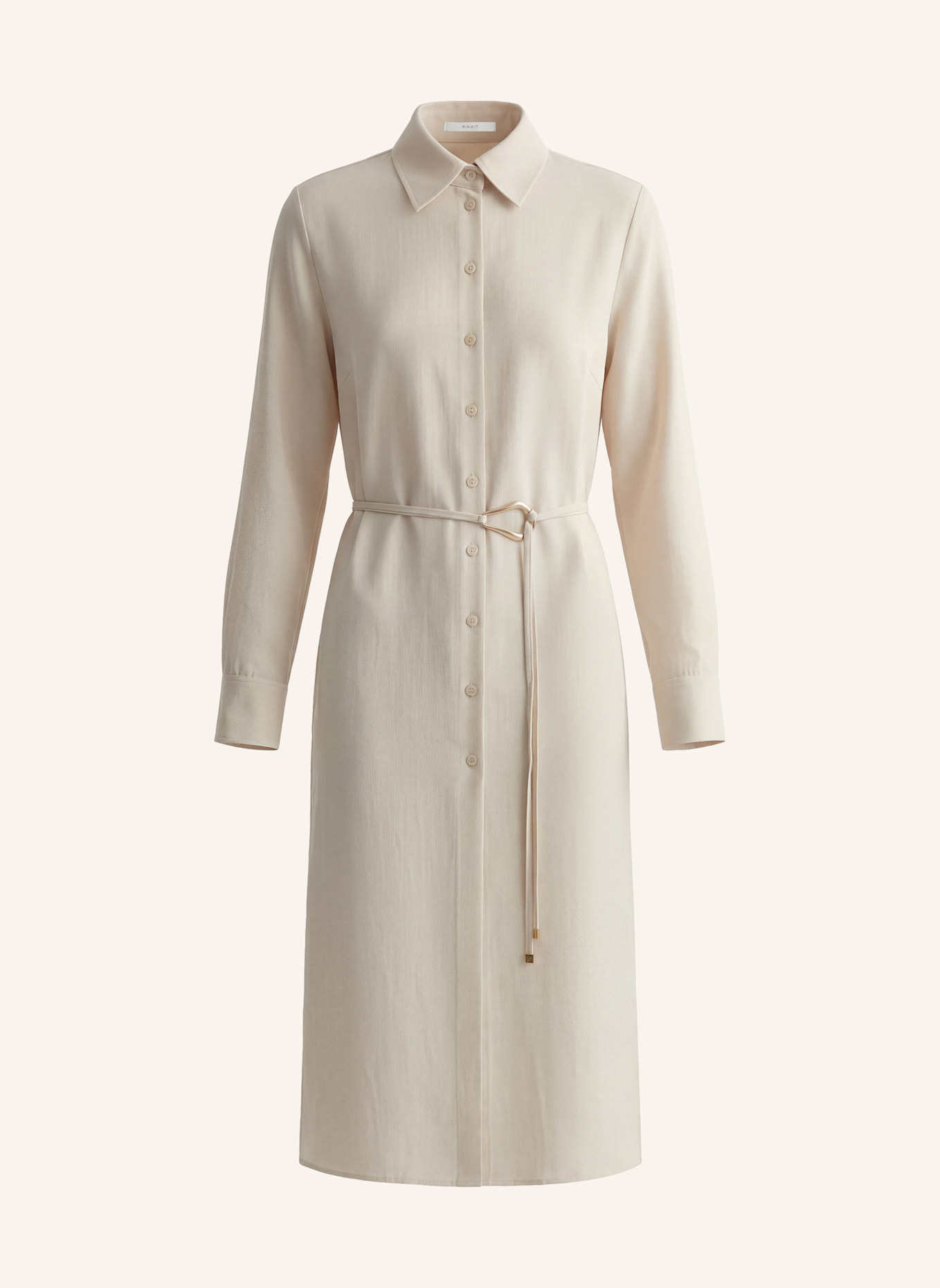 PINXIT Lyocell Hemdkleid: ECRU