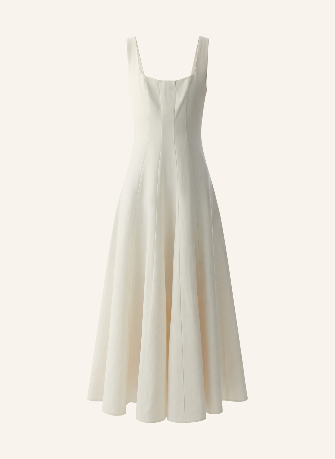 PINXIT Leinenkleid: ECRU