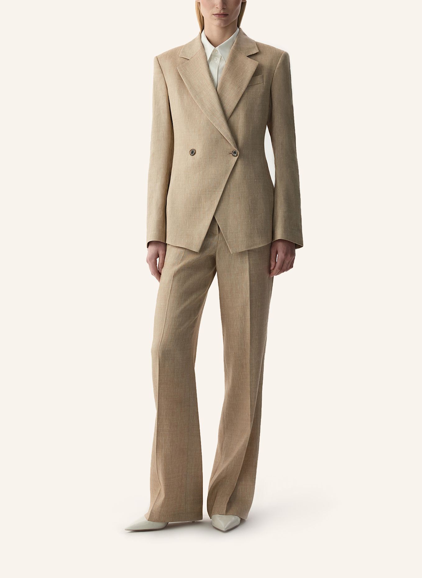 PINXIT Leinenblazer: BEIGE