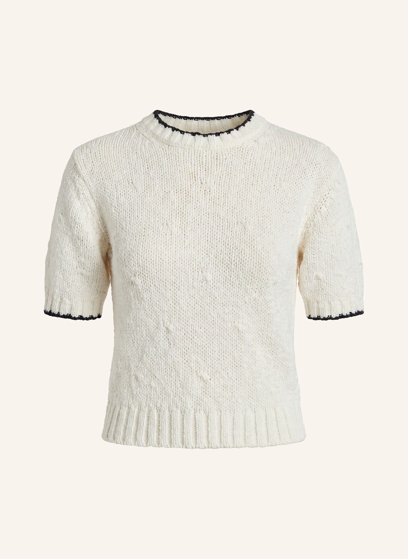PINXIT Kurzarm Pullover: ECRU
