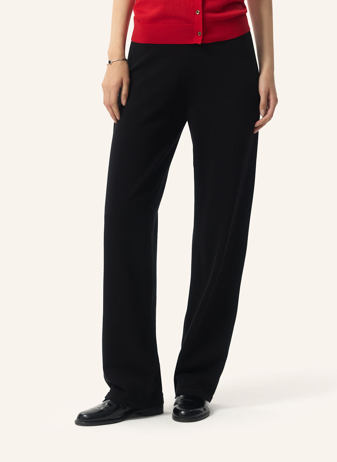 PINXIT Hose Strickhose: SCHWARZ