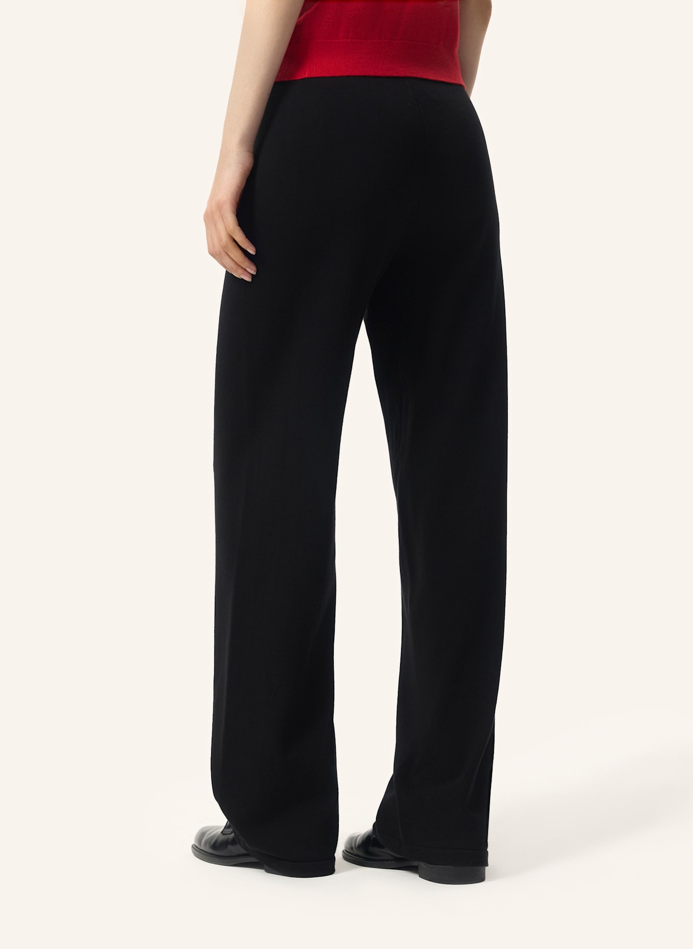 PINXIT Hose Strickhose: SCHWARZ