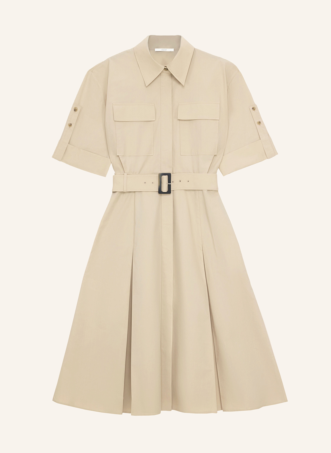 PINXIT Kleid: DUNKELBRAUN