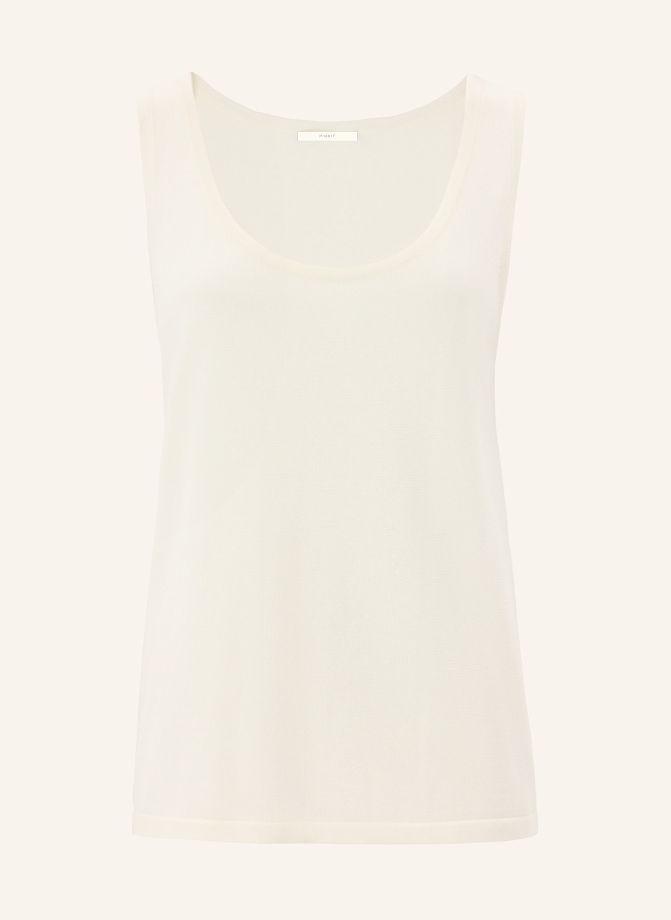 PINXIT Top Stricktop: ECRU
