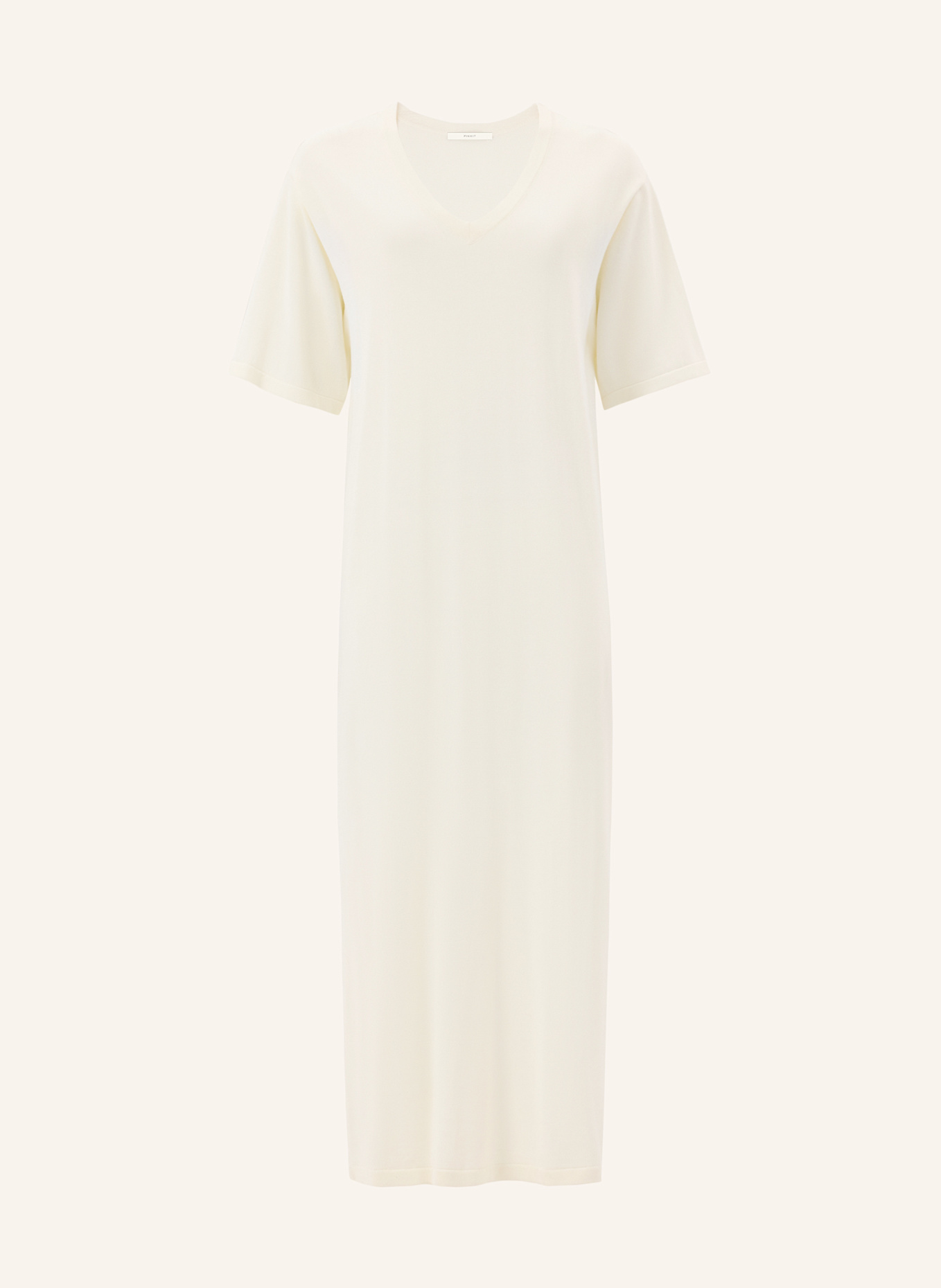 PINXIT Kleid Strickkleid: ECRU