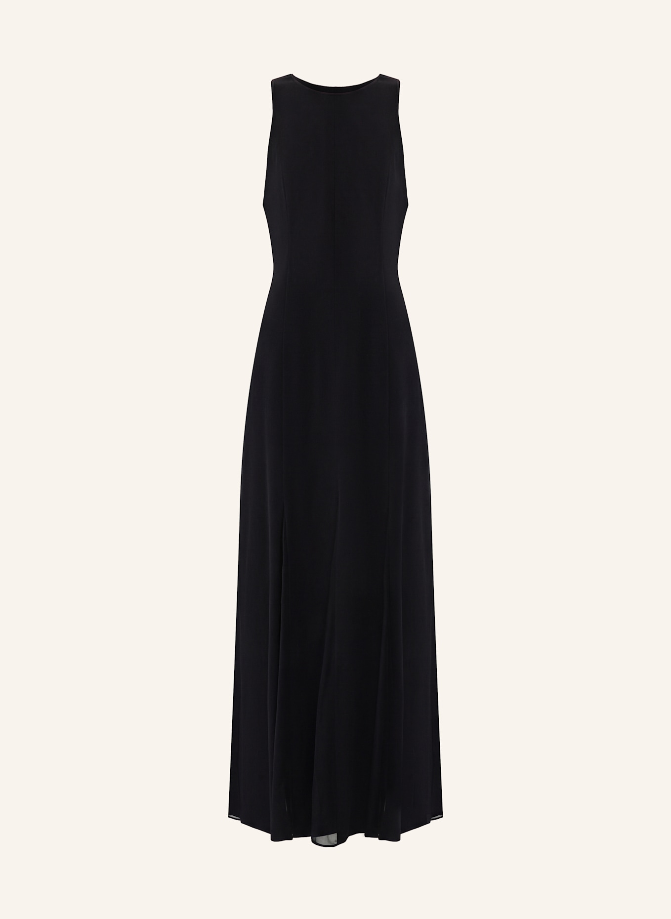 PINXIT Chiffon Kleid: SCHWARZ