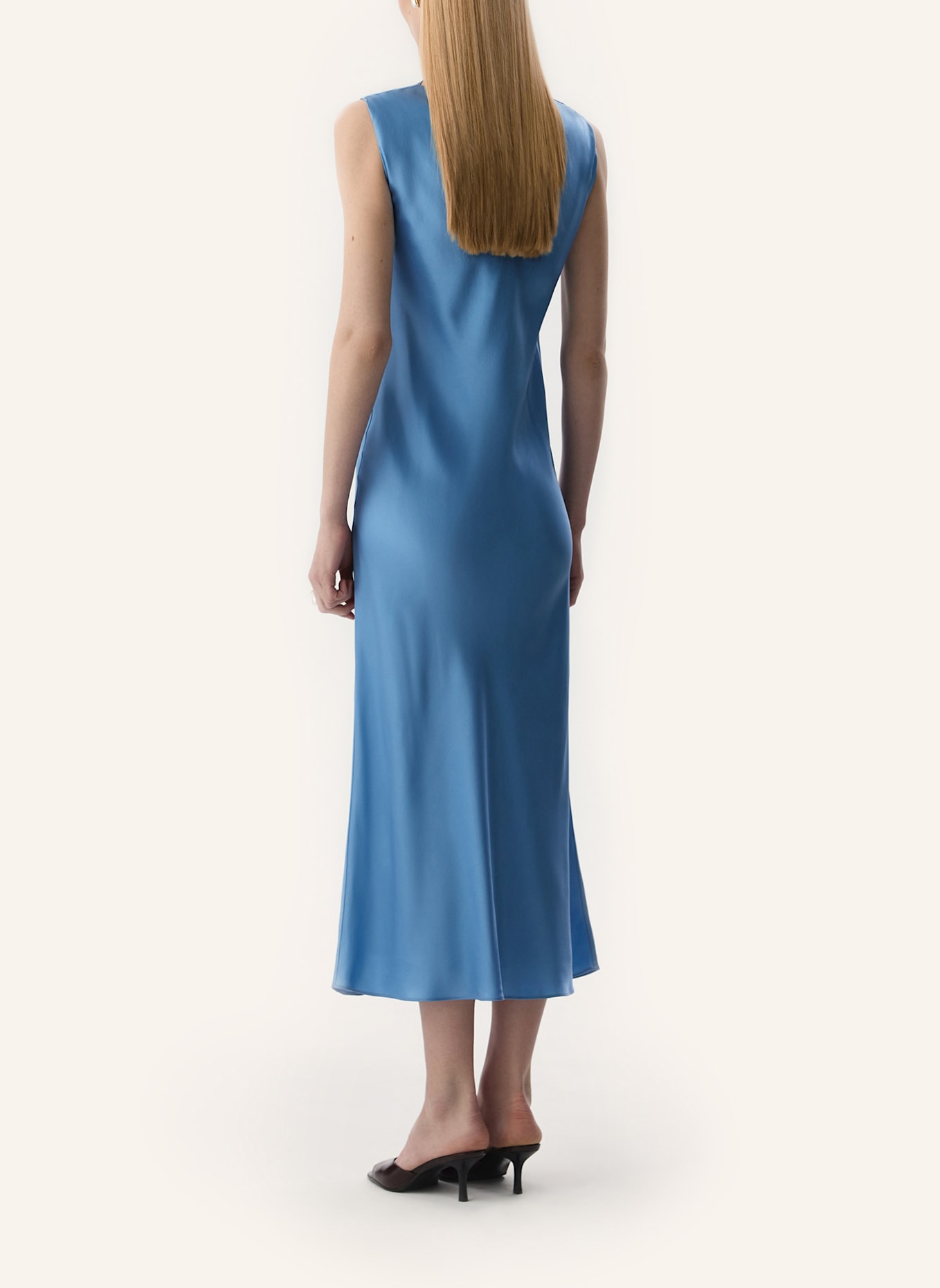 PINXIT Seidenkleid: HELLBLAU