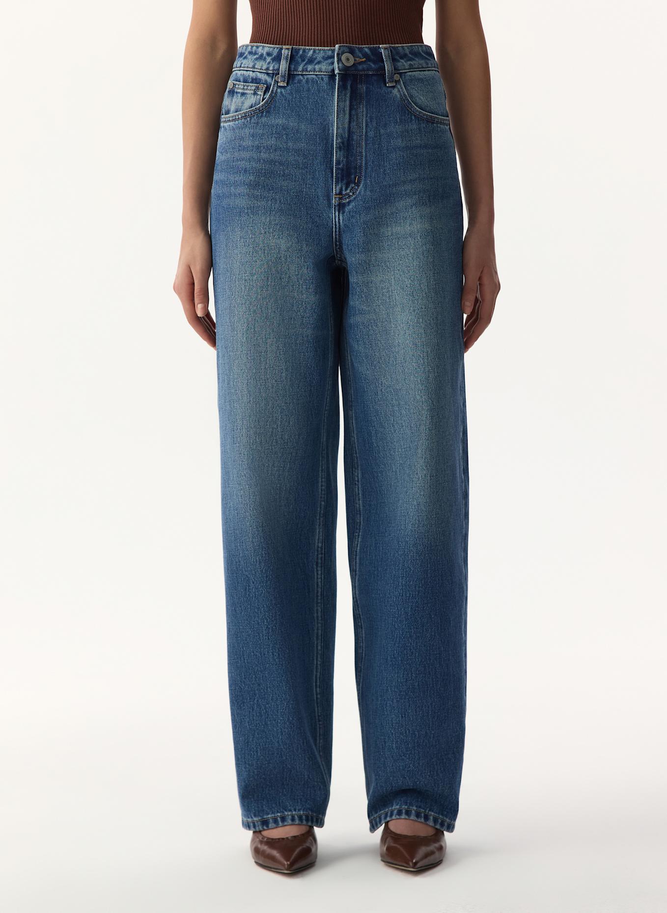 PINXIT Mom Fit Jeans: BLAU