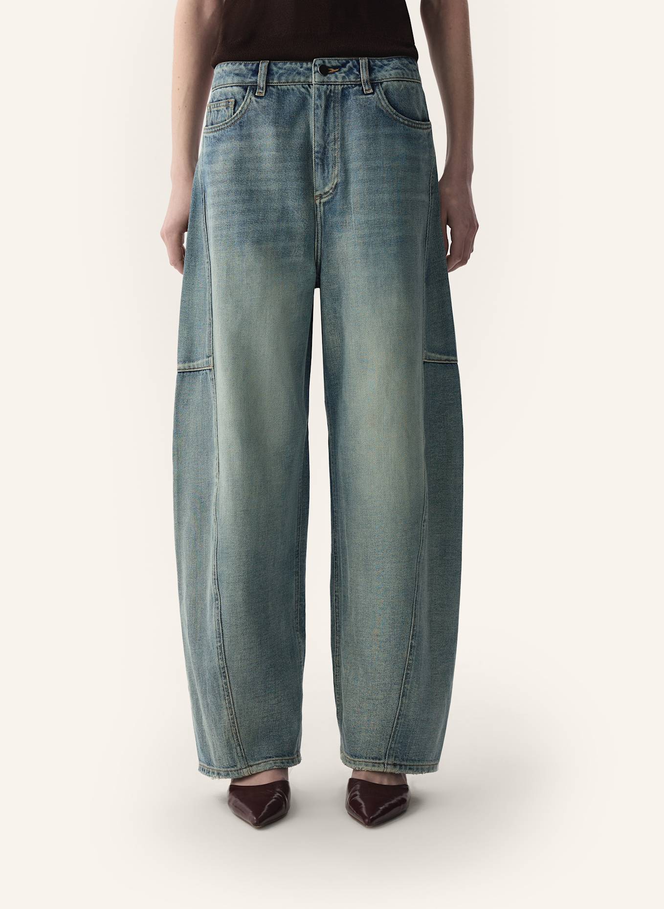 PINXIT Banana Jeans mit Baumwolle: BLAU