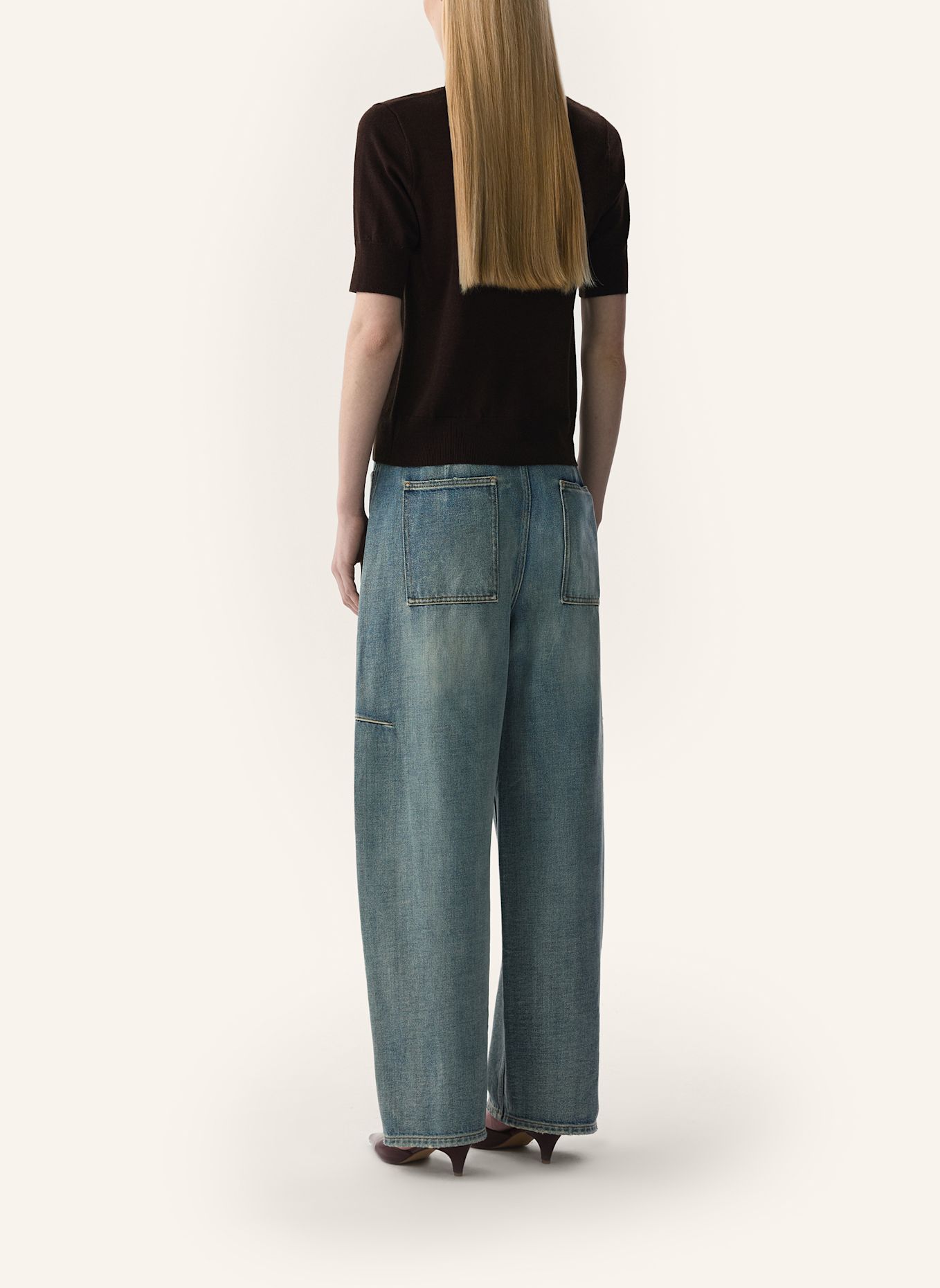 PINXIT Banana Jeans mit Baumwolle: BLAU