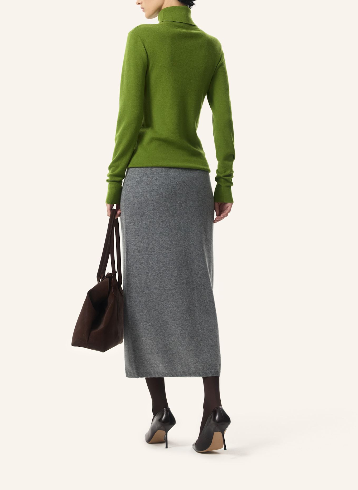 PINXIT Top Strickpullover: GRÜN