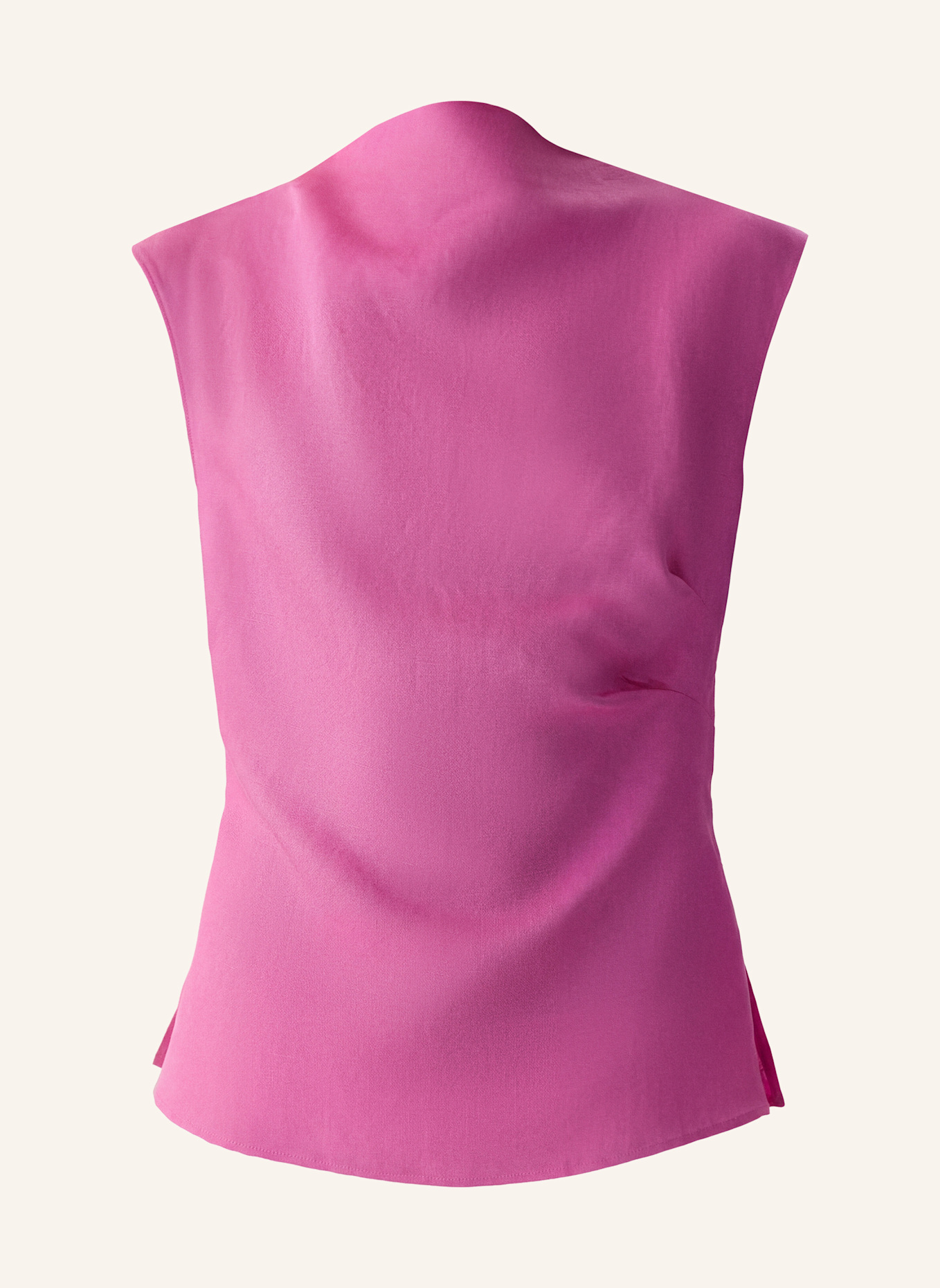 PINXIT Lyocell-Leinenbluse: FUCHSIA