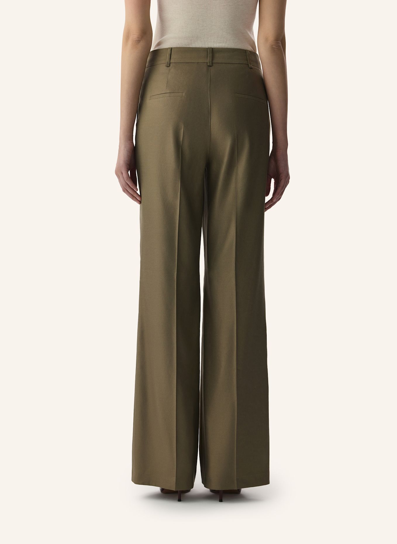 PINXIT Leinenhose: KHAKI