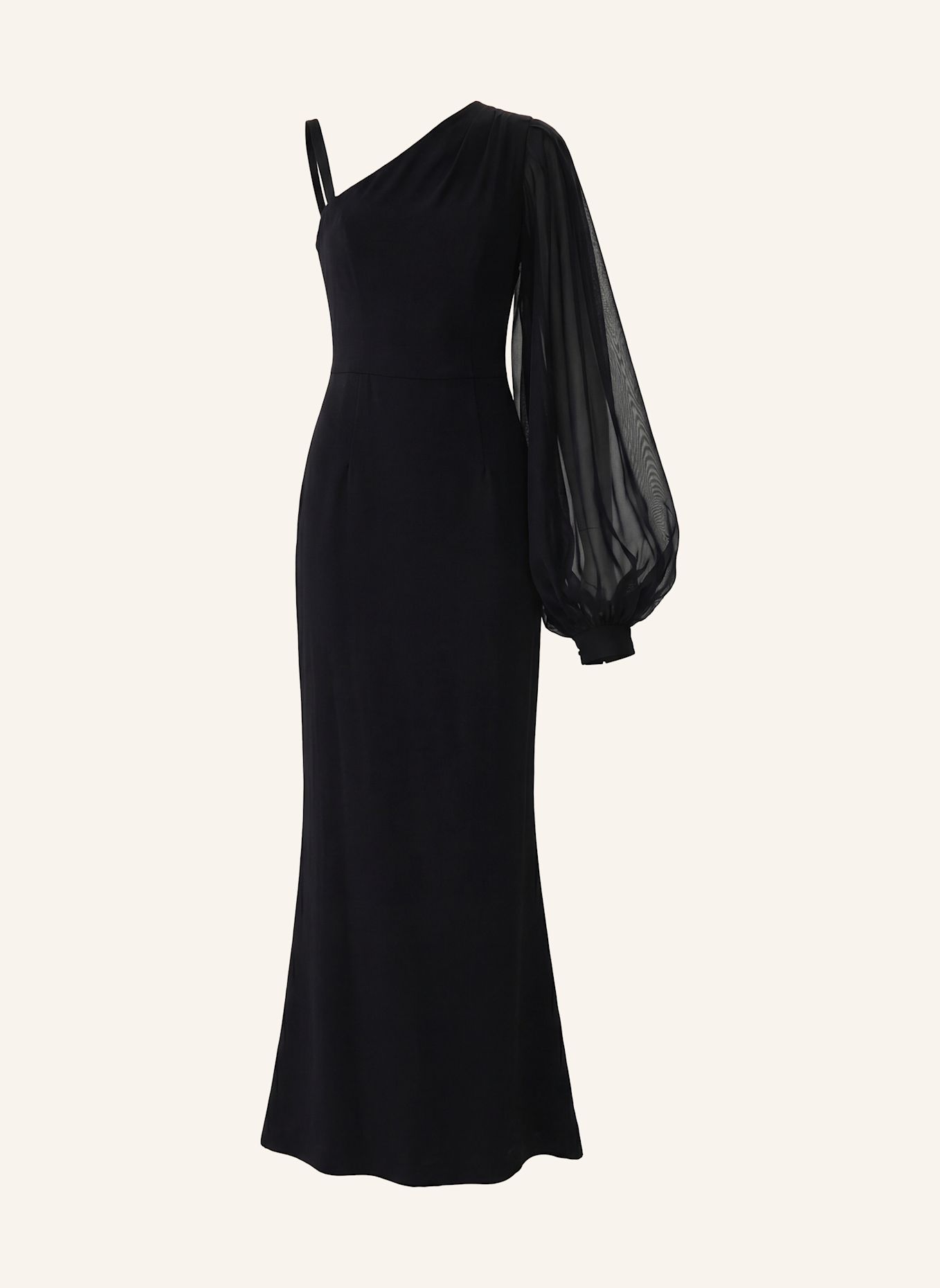 PINXIT Organza-Kleid: SCHWARZ