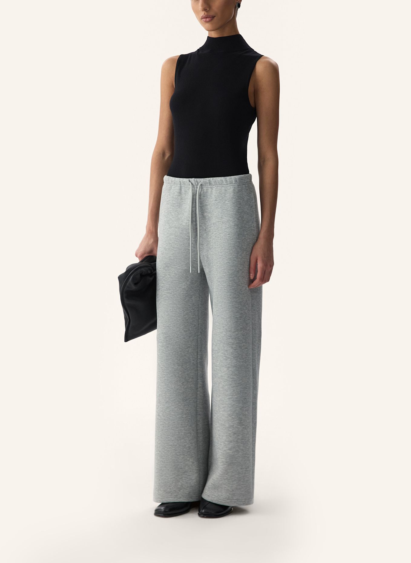 PINXIT Baumwoll-Jogger: GRAU