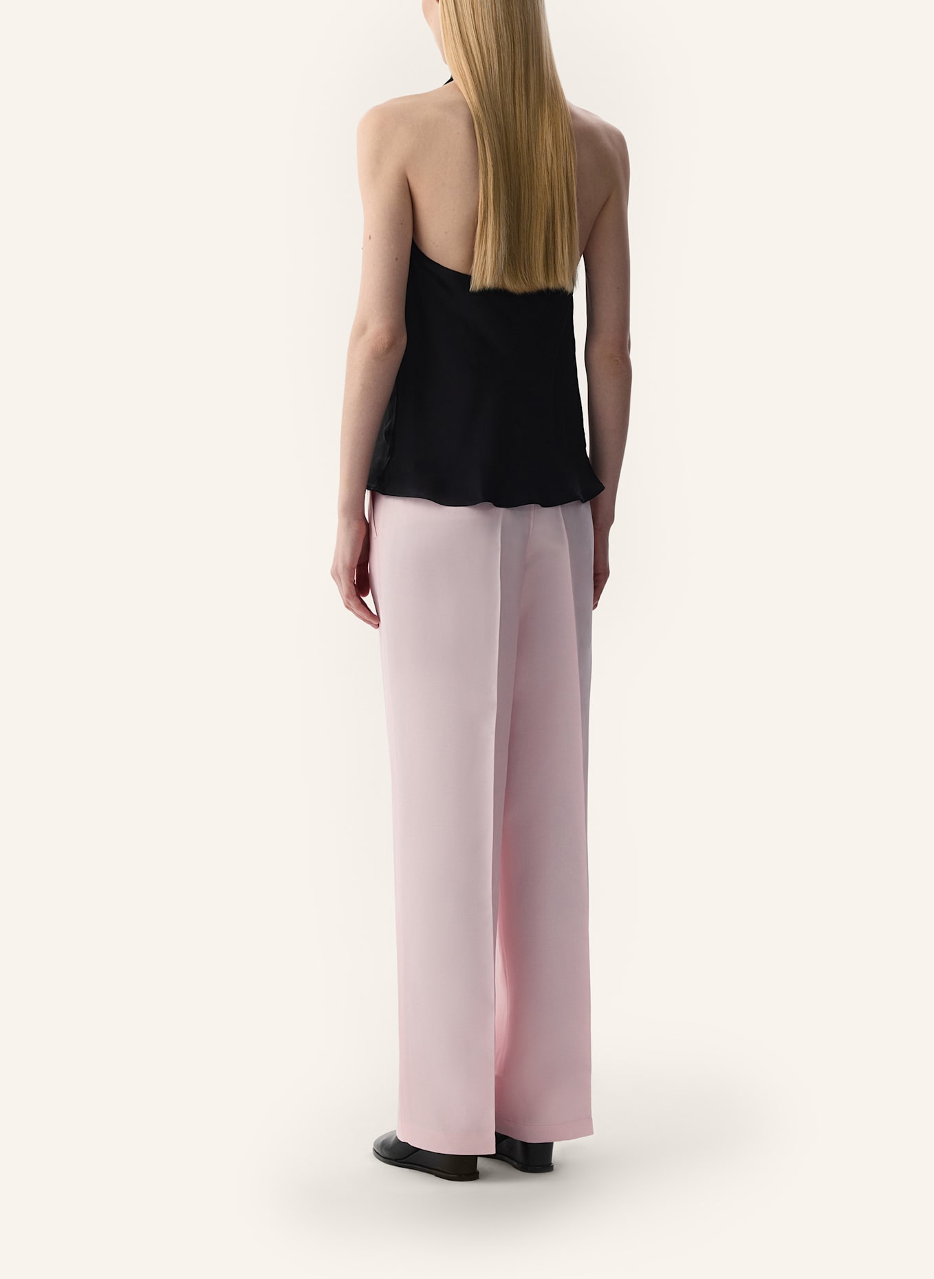 PINXIT Leinenhose: HELLROSA