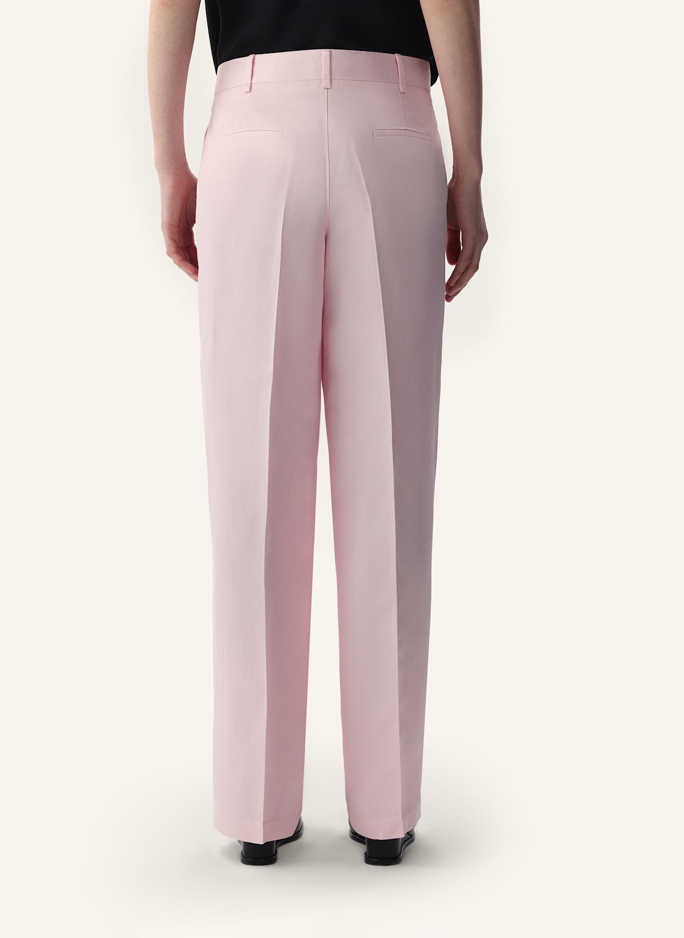 PINXIT Leinenhose: HELLROSA