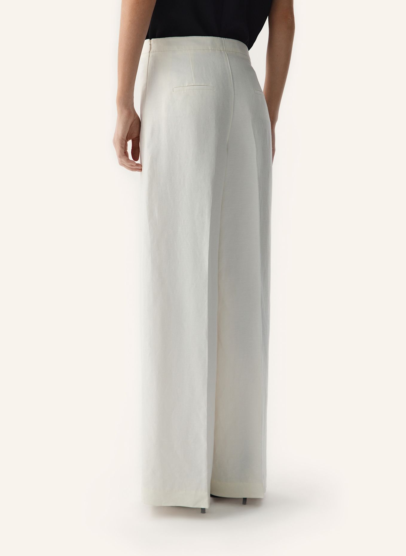 PINXIT Leinenhose: ECRU