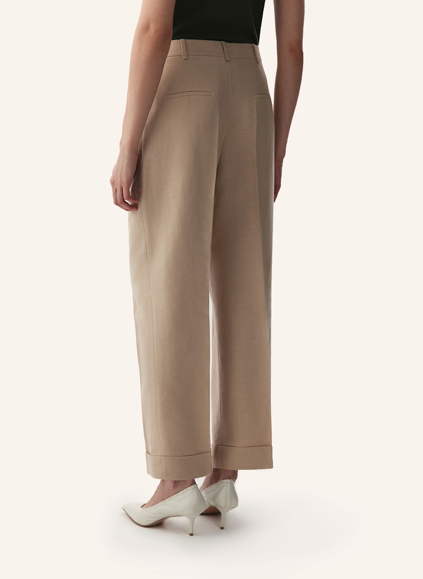 PINXIT Leinenhose: BEIGE