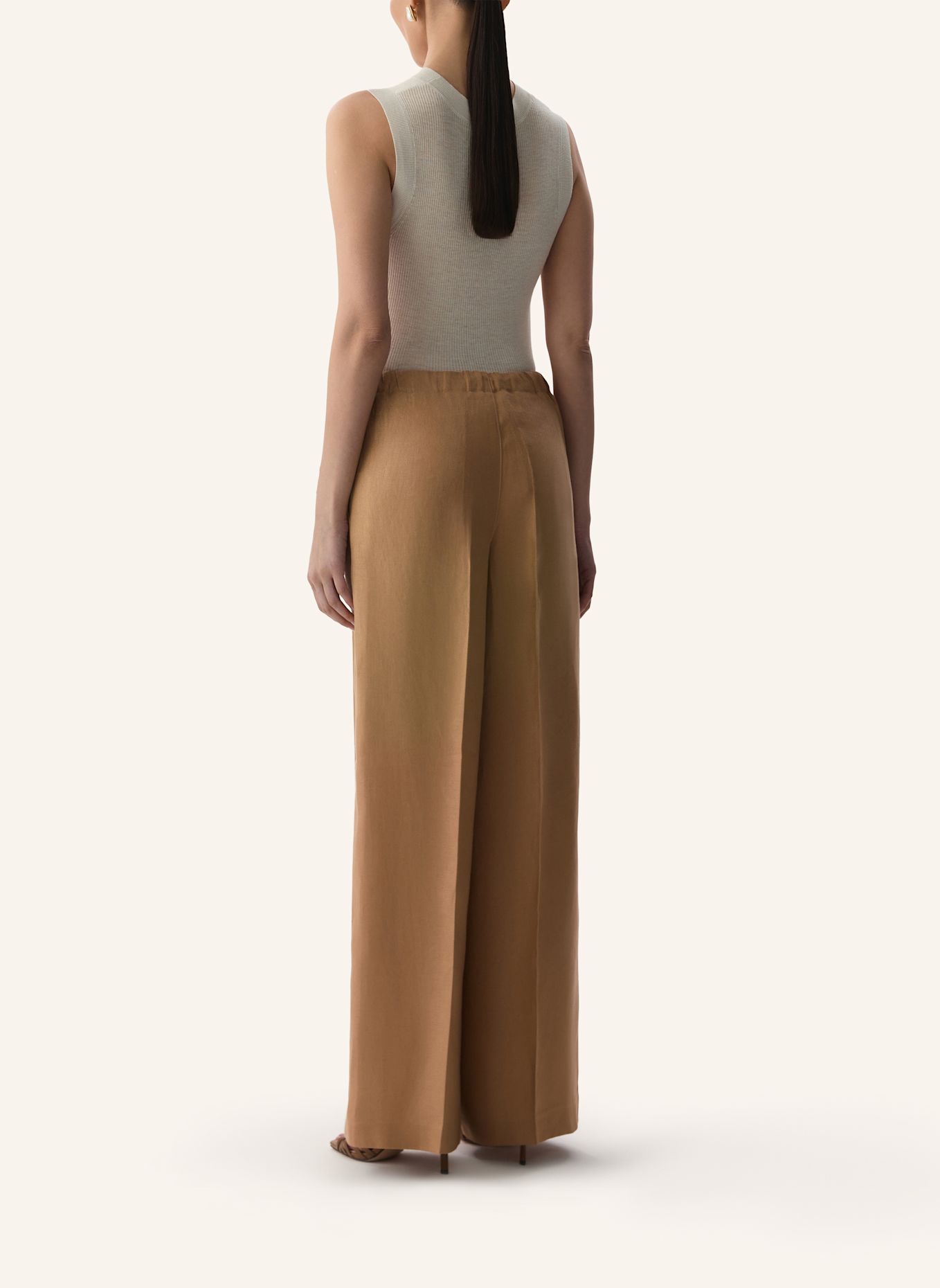 PINXIT Leinenhose: BEIGE