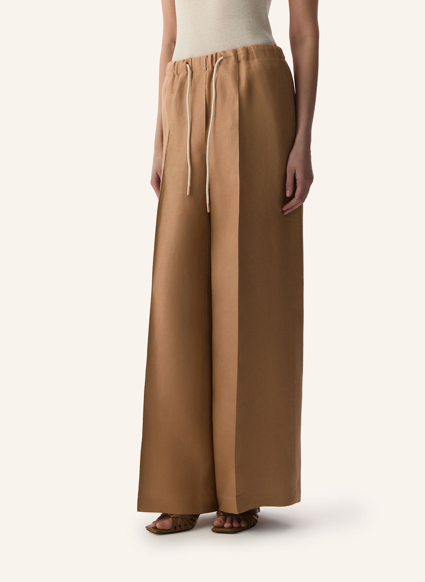 PINXIT Leinenhose: BEIGE